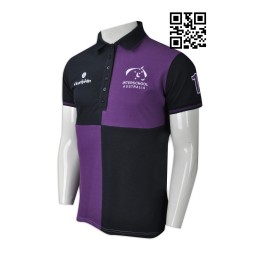 P708 來樣訂造Polo恤款式   製作拼色Polo恤款式  7粒鈕 胸筒 澳門馬術比賽  非牟利社團 民間社團組織 合營組織    黑色撞色紫色 P708 來樣訂造Polo恤款式   製作拼色Polo恤款式  7粒鈕 胸筒 澳門馬術比賽  非牟利社團 民間社團組織 合營組織    黑色撞色紫色